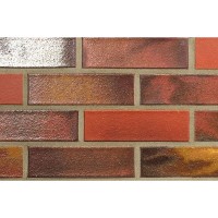 Облицовочный клинкерный кирпич, 240x115x71, Norderney Rot-bunt-schmolz (арт.7554), ABC Klinkergruppe Brick
