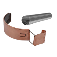 Соединитель желоба, медь, d-125 мм, Aquasystem