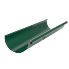 Жолоб водостічний, сталь, d-150 мм, зелений, L-3 м, Aquasystem