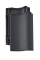 Керамічна черепиця Braas Агат 12V, Anthrazit