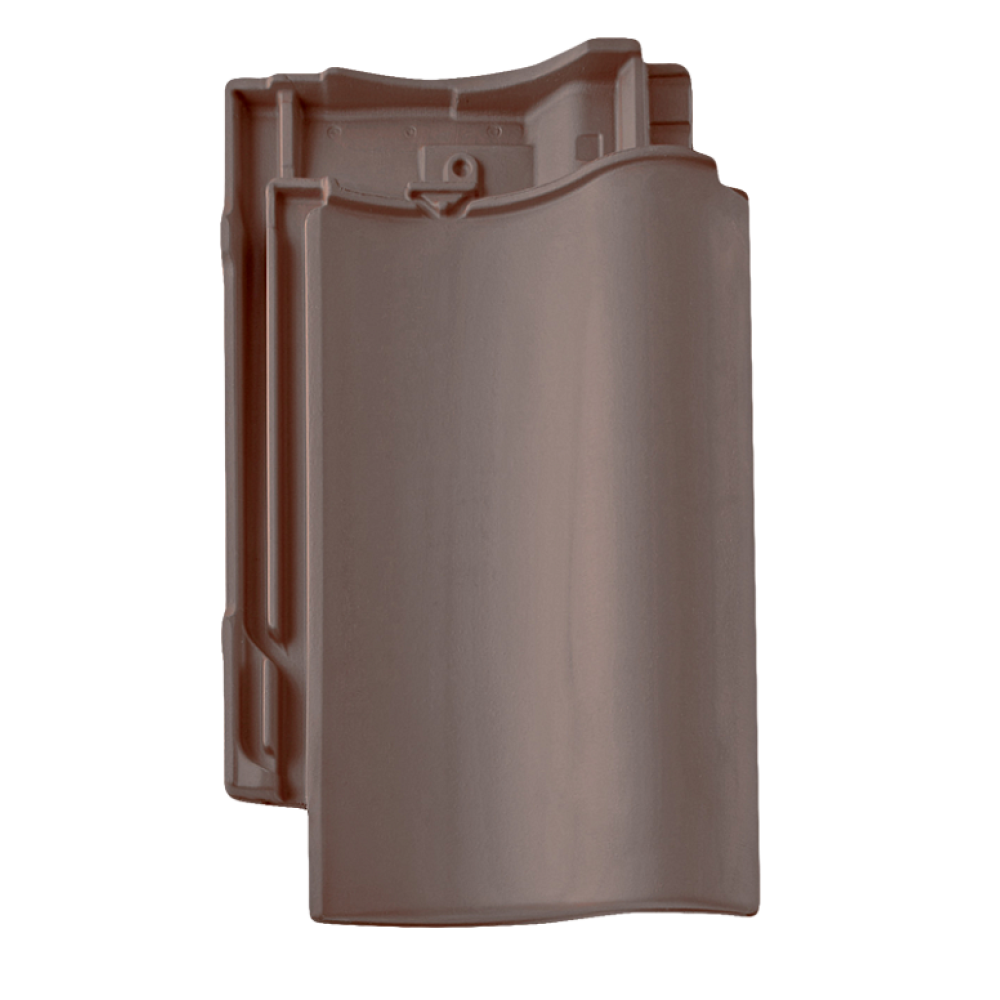 Керамічна черепиця Braas Агат 12V, Dunkelbraun