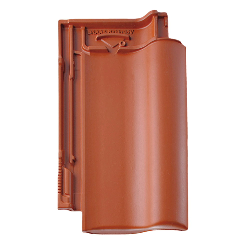 Керамічна черепиця Braas Рубін 15V, Naturrot