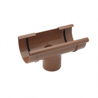 Лійка  для слива, пвх, d-75 мм, коричневий, BRYZA