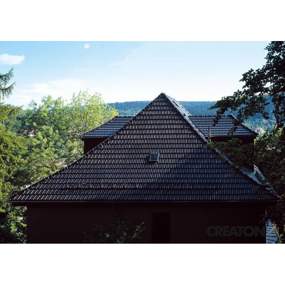Керамічна черепиця Creaton Ratio, Finesse, колір Чорний