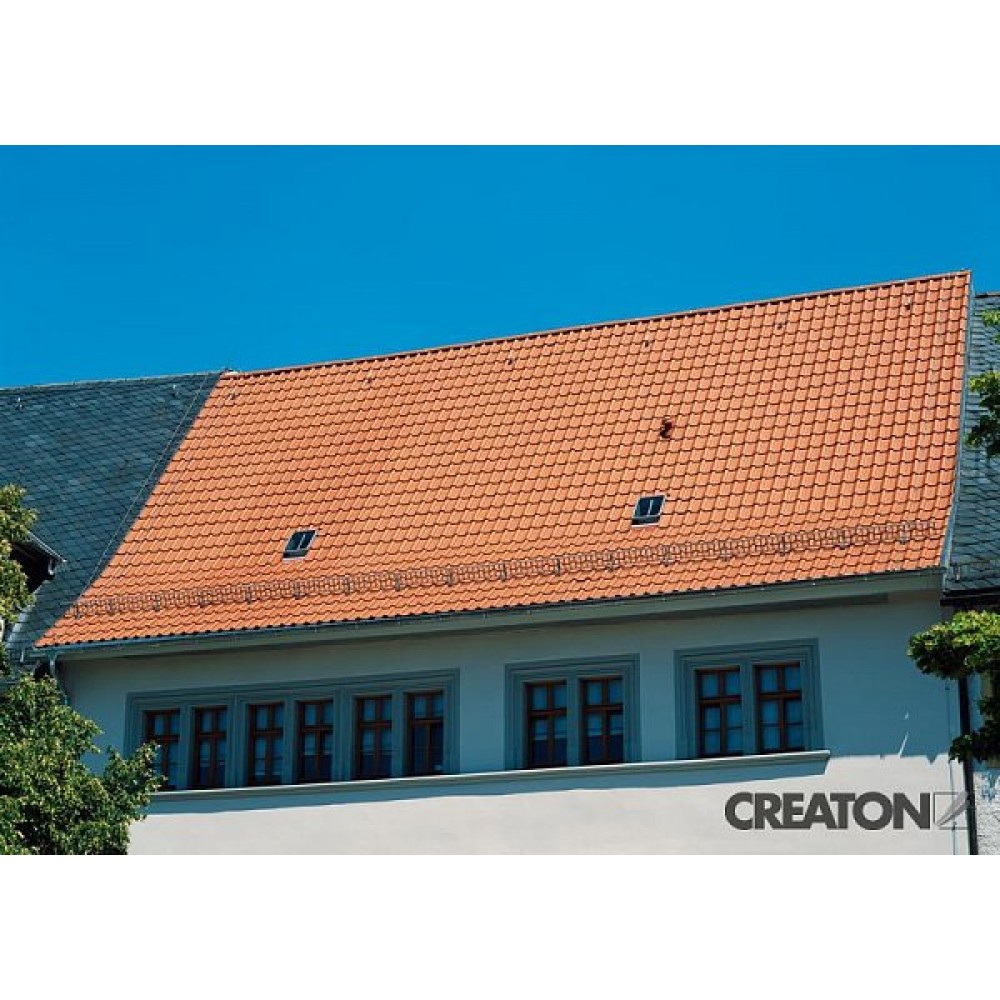 Керамічна черепиця Creaton Viva, колір натуральний червоний
