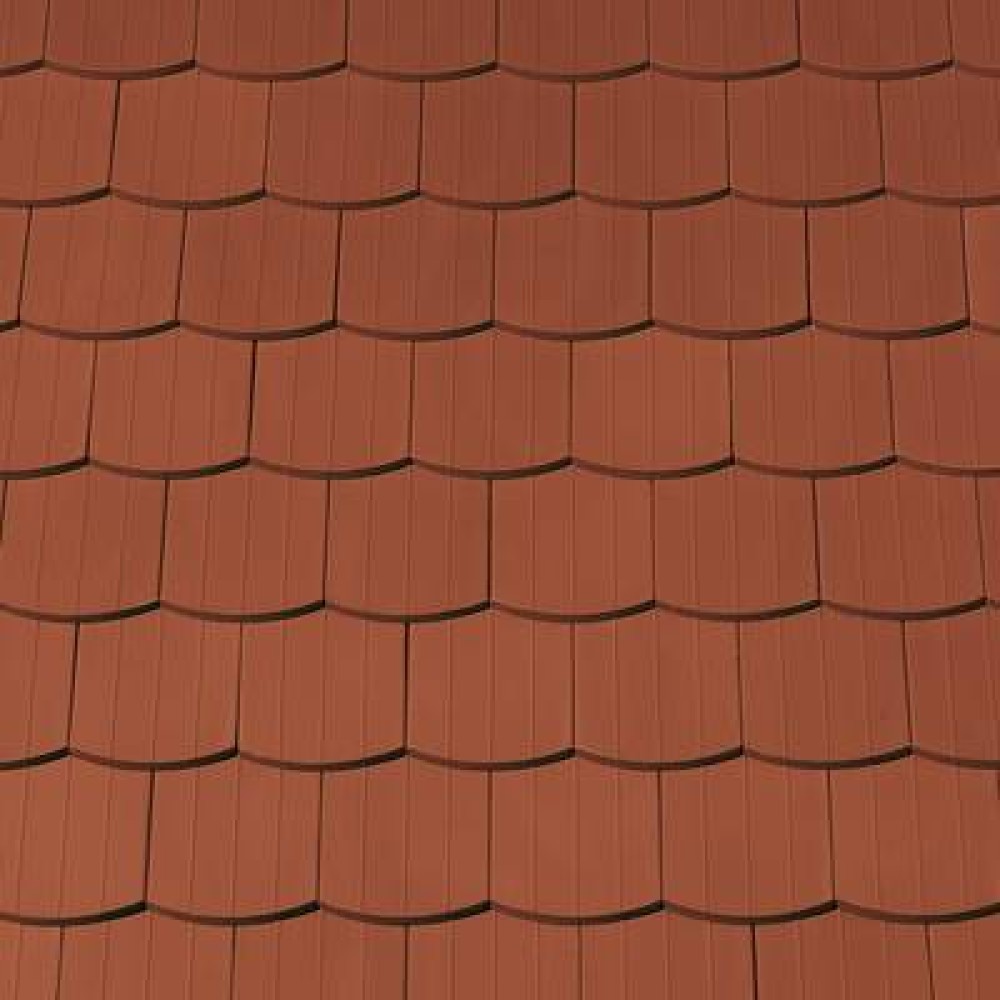 Керамічна черепиця Creaton Biber Profil + Sachsischer 15,5x38x1,2, Мідний