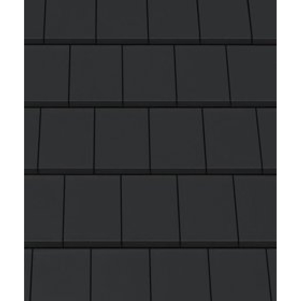 Керамическая черепица Creaton Domino Nuance, цвет Черный матовый