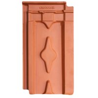 Керамическая черепица Creaton Herzziegel, Натуральный красный