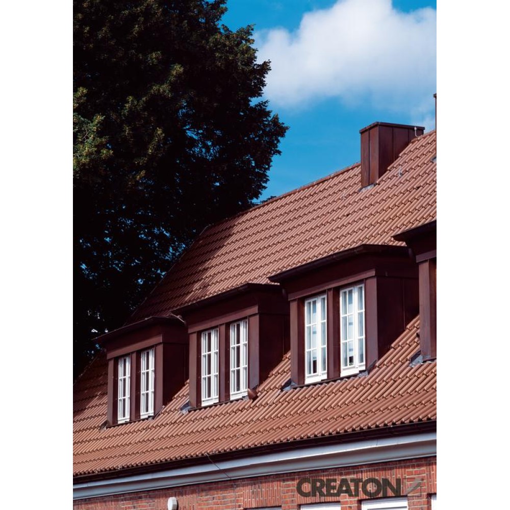 Керамічна черепиця Creaton Premion, Nuance, колір Коричневий