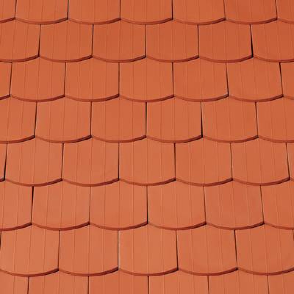 Керамічна черепиця Creaton Biber Profil + Sachsischer 15,5x38x1,2, натуральний червоний