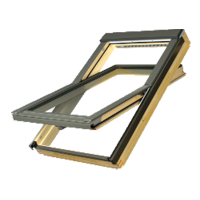 Деревянное мансардное окно, FTS U2, 114x118, Среднеповоротное открывание, Fakro