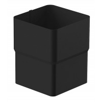 Муфта труби STAL2, 125/80 мм, колір Чорний, Galeco