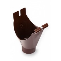 Воронка 135/90 мм STAL, 152 (130 )/90 мм, колір Темно-коричневий, Galeco