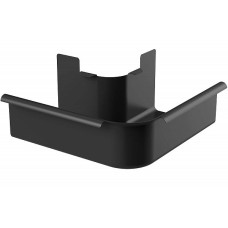 Зовнішній кут 90 * для жолоба 125 мм STAL2, 125/80 мм, колір Графіт, Galeco