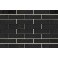 Облицовочный клинкерный кирпич, 230х70х76 мм, Negro Orotava, La Paloma ceramicas