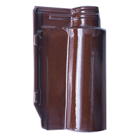 Керамическая черепица Margon Roman n, 266x157, Glazed Brown