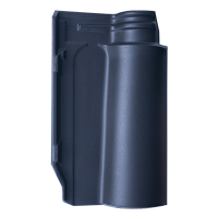 Керамическая черепица Margon Roman n, 266x157, Moncorvo Black