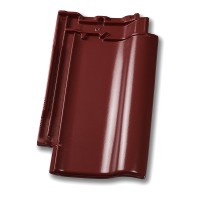 Керамическая черепица Nelskamp F 12, Бордовый