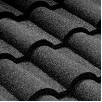 Композитна черепиця QueenTile Verona Black Grey