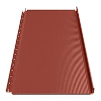 Кликфальц RUUKKI Classic Design 475 C/D/M + Sound ins. Green Coat Pural mat BT 0,50 мм RR29 Красный