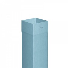 Труба квадратна, розмір 120х120 мм, довжина 2 м, Сіро- блакитний, RHEINZINK