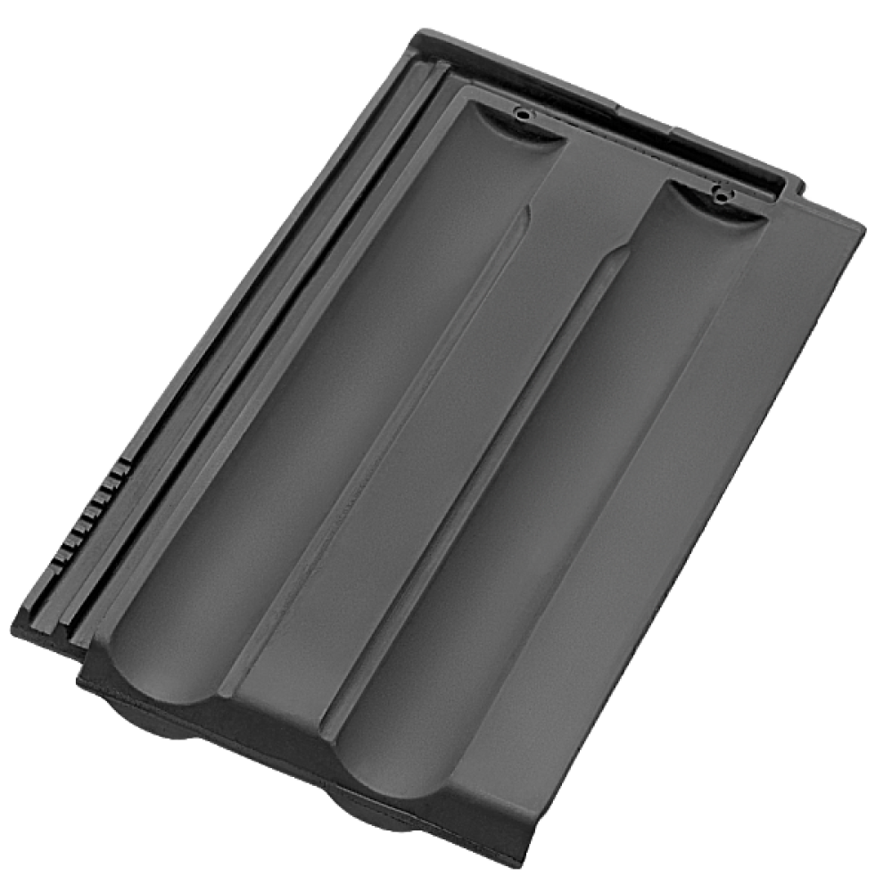 Керамическая черепица  Borja TECH Technica 10, Graphite, Tejas Borja