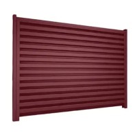Ламель Tile Ранчо-Винчестер 198х3000мм Hight Build мат U.S.Steel 0,50мм RAL 3005 Красный