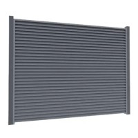 Ламель Tile Ранчо-Челси 80х3000мм High Build мат U.S.Steel 0,50мм RAL 7024 Серый
