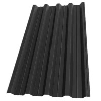 Профнастил Tilе НС-57 полиэстер двухстр. USSteel 0.45 mm RAL 9005 Черный