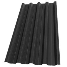 Профнастил Tilе НС-57 поліестер двохстор. U.S.Steel 0.45 mm RAL 9005 Чорний