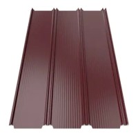 Кликфальц Tile "Фальц настил" полиэстер U.S.Steel 0.45 mm RAL 3005 Красный