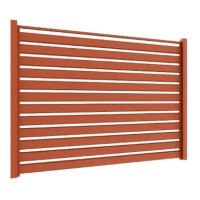 Ламель Tilе Ранчо-Вестерн 180х3000мм High Build мат U.S.Steel 0,50мм RAL 8004 Теракота