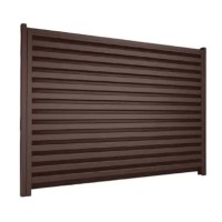 Ламель Tile Ранчо-Винчестер 198х3000мм полиэстер двухстор. U.S.Steel 0,45мм RAL 8017 Коричневый