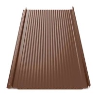 Клікфальц Tilе "Хвиля" поліестер SeAH 0.45 mm RAL 8017 Коричневий