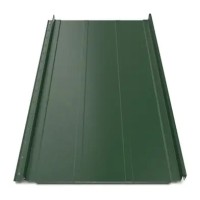 Кликфальц Tile "Трапеция" матполиэстер Dongbu 0.50 mm RAL 6005 Зеленый
