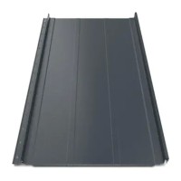 Клікфальц Tilе "Трапеція" матполіестер High Build U.S.Steel 0.50 mm RAL 7016 Графіт