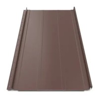 Кликфальц Tile "Трапеция" матполиэстер Voestalpine 0.50 mm RAL 8017 Коричневый