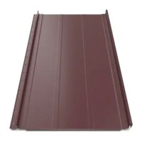 Кликфальц Tile "Трапеция" матполиэстер SeAH 0.45 mm RAL 3005 Красный
