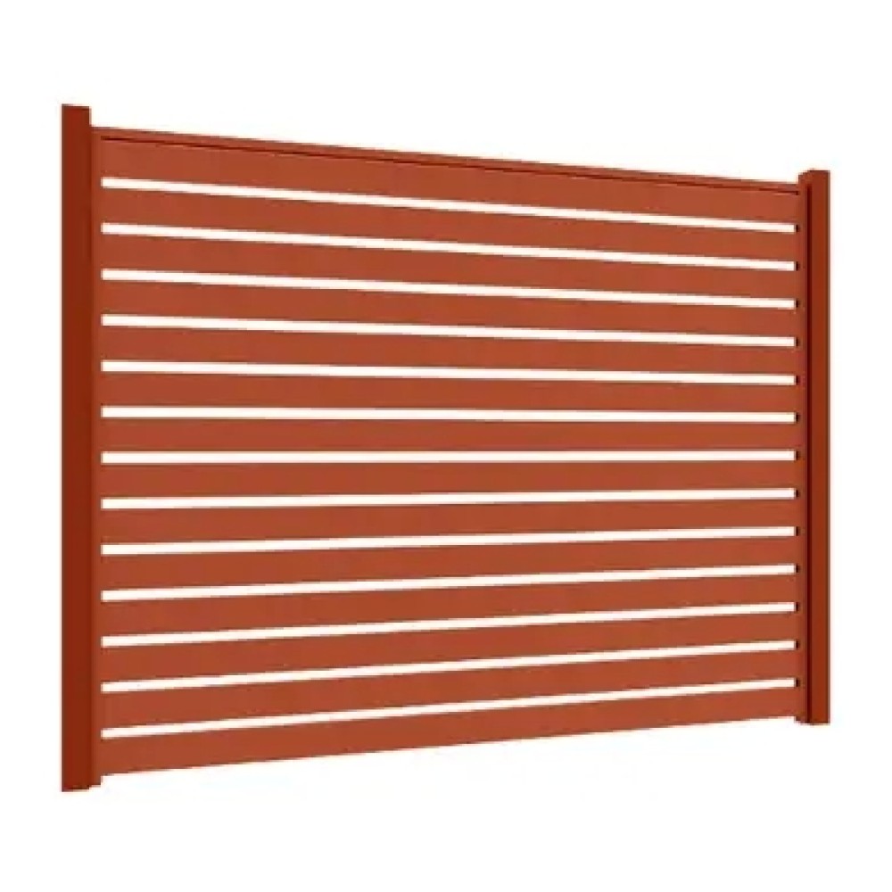 Ламель Tile Ранчо-Родео 240х3000мм матполиэстер Voestalpine 0,50мм RAL 8004 Терракота