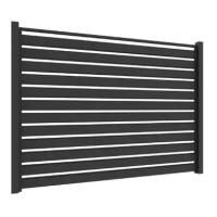 Ламель Tile Ранчо-Вестерн 130х3000мм Hight Build мат USSteel 0,50мм RAL 9005 Черный