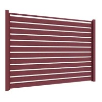 Ламель Tile Ранчо-Вестерн 280х3000мм Hight Build мат U.S.Steel 0,50мм RAL 3005 Красный