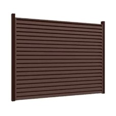 Ламель Tile Жалюзи 110/95х2000мм матполиэстер SeAH 0,45мм RAL 8017 Коричневый
