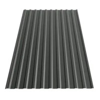 Профнастил Tilе Н-14/С-14 поліестер U.S.Steel 0.45 mm RAL 7024 Сірий