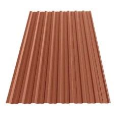 Профнастил Tilе Н-20/С-20 поліестер U.S.Steel 0.45 mm RAL 8004 Теракота