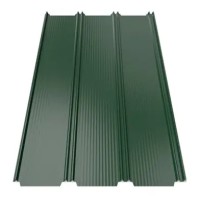 Кликфальц Tile "Фальц настил" полиэстер U.S.Steel 0.45 mm RAL 6005 Зеленый
