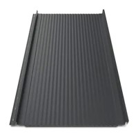 Клікфальц Tilе "Хвиля" матполіестер High Build U.S.Steel 0.50 mm RAL 9005 Чорний