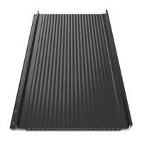 Кликфальц Tile "Волна" полиэстер U.S.Steel 0.45 mm RAL 9005 Черный