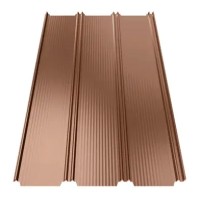 Клікфальц Tilе "Фальц настил" поліестер SeAH 0.45 mm RAL 8004 Теракота