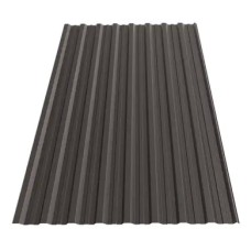 Профнастил Tilе Н-20/С-20 матполіестер Arcelor Mittal 0.50 mm RAL 8019 Коричневий
