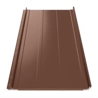Кликфальц Tile "Трапеция" полиэстер SeAH 0.45 mm RAL 8017 Коричневый